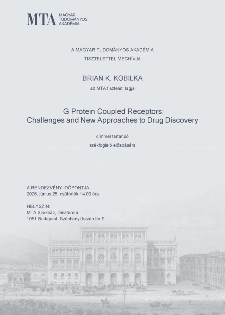 Brian Kobilka_székfoglaló_meghívo_20260625